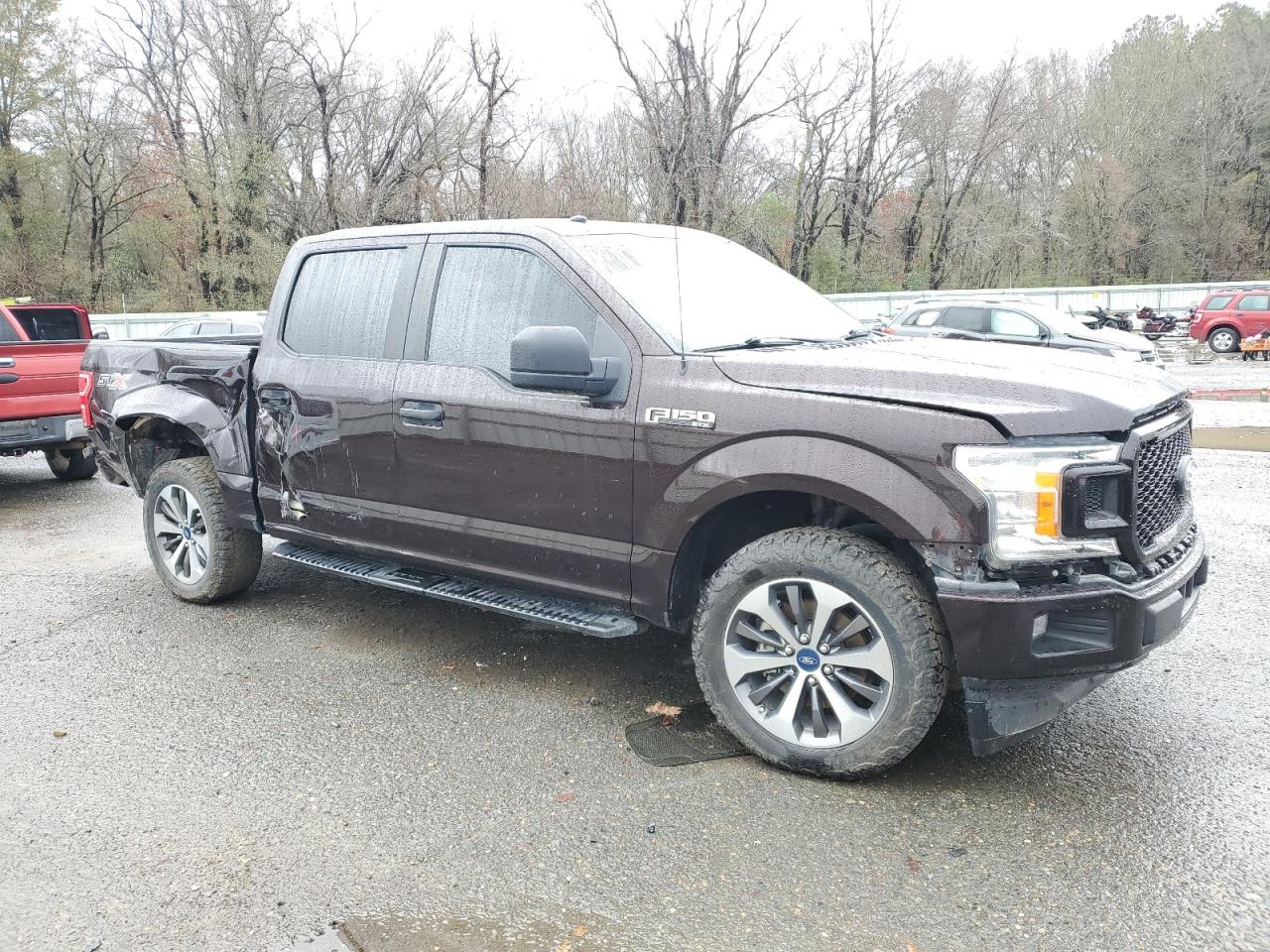 2019 Ford F-150 VIN 1FTEW1CP4KKE61244 Copart auction photo, all over damage thumbnail 4