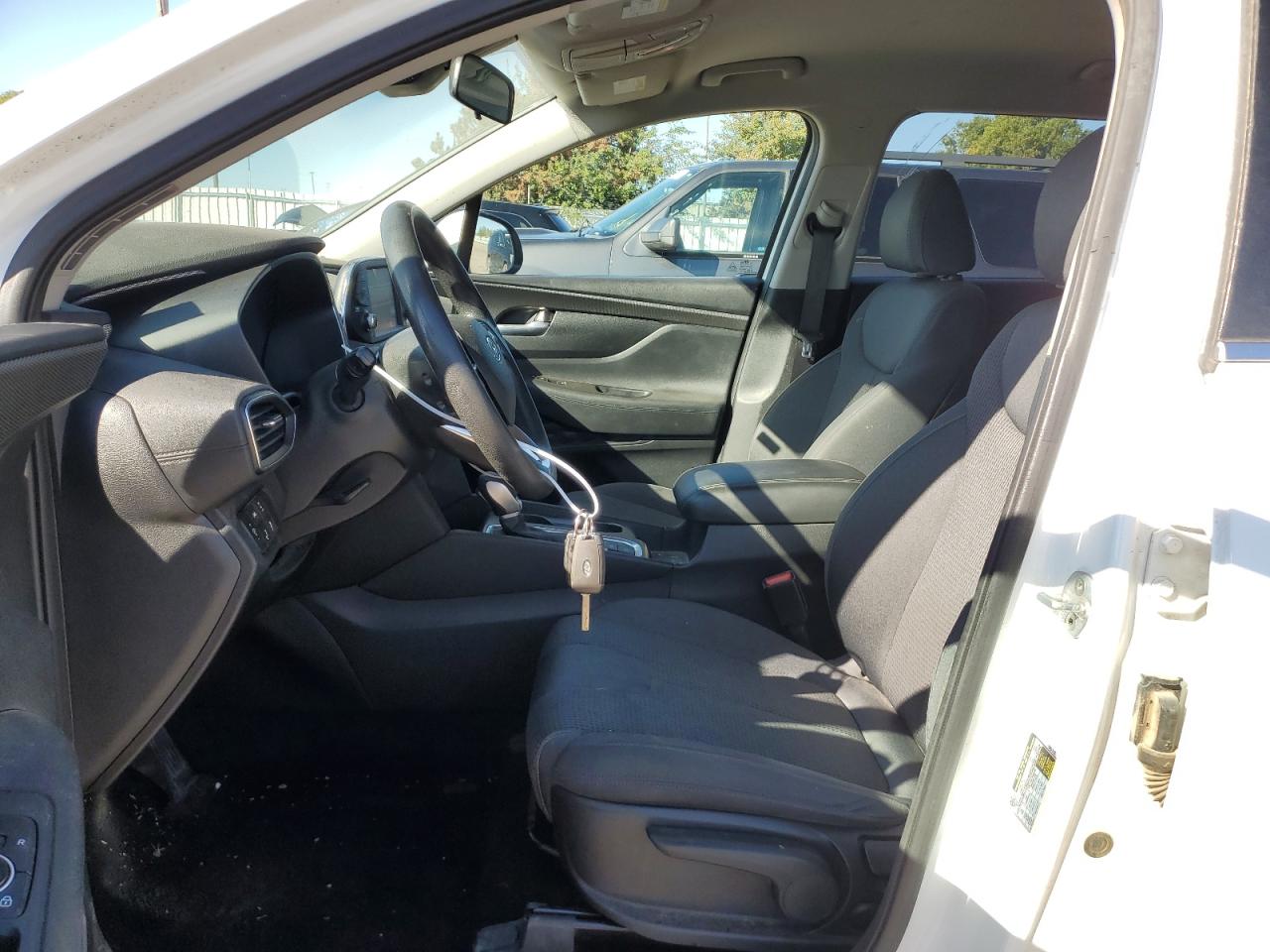2019 Hyundai Santa Fe VIN 5NMS2CAD3KH067183 Copart auction photo, side / top/roof damage thumbnail 7