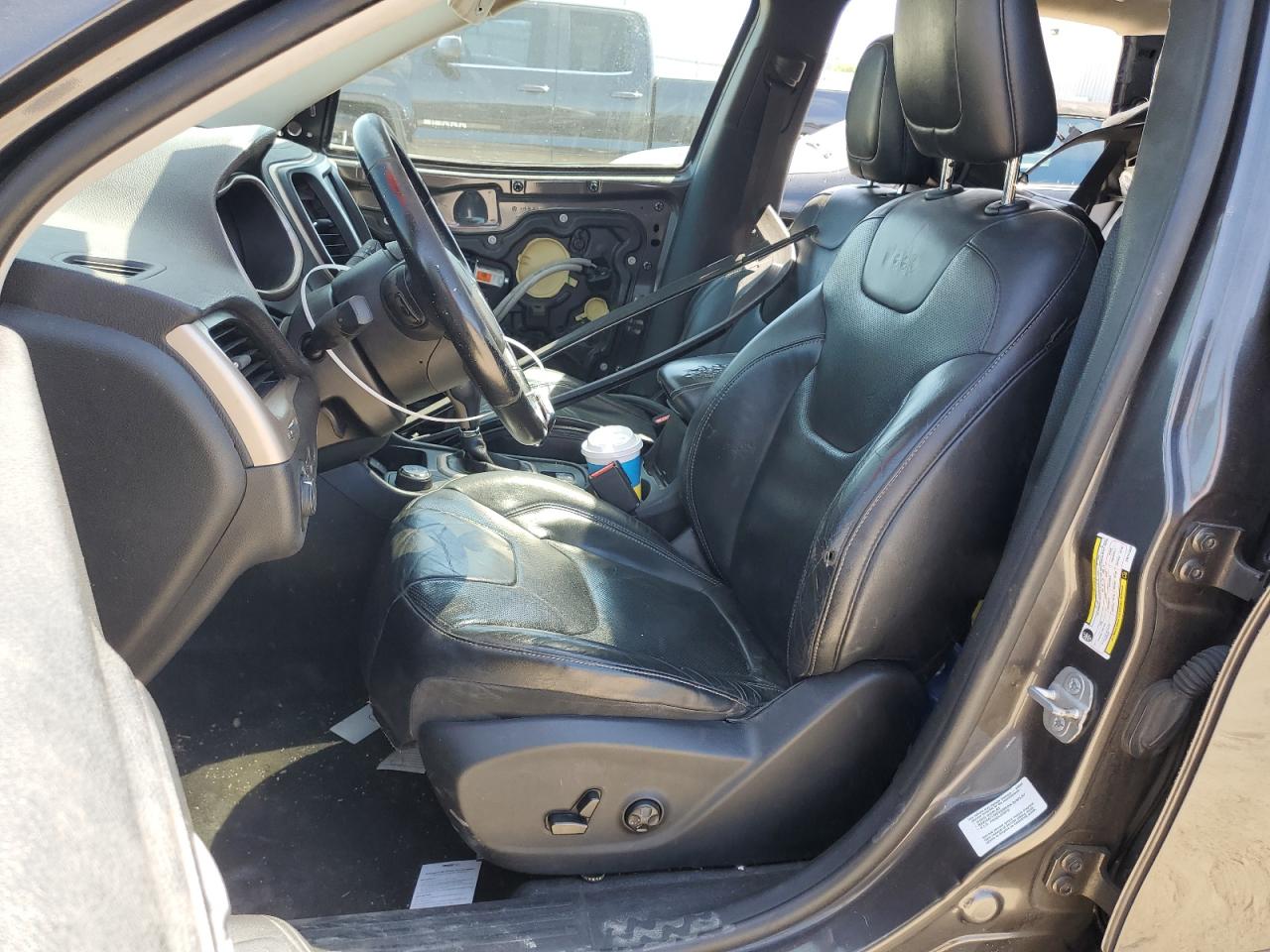 2014 Jeep Grand Cherokee VIN 1C4PJMDS9EW191534 Copart auction photo, front end / side damage thumbnail 7