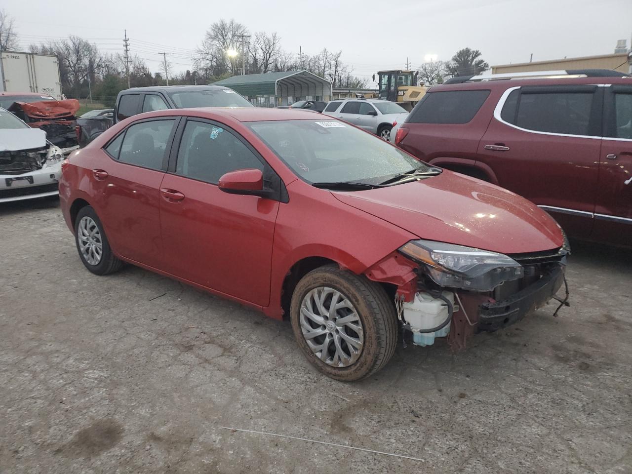 2017 Toyota Corolla VIN 5YFBURHEXHP614721 Copart auction photo, front end damage thumbnail 4