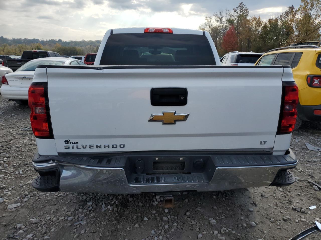 2014 Chevrolet Silverado VIN 3GCUKREH6EG293100 Copart auction photo, water/flood / rear end damage thumbnail 6