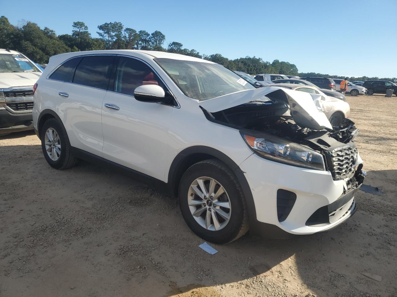 2019 KIA Sorento VIN 5XYPG4A59KG488468 Copart auction photo, front end damage thumbnail 4