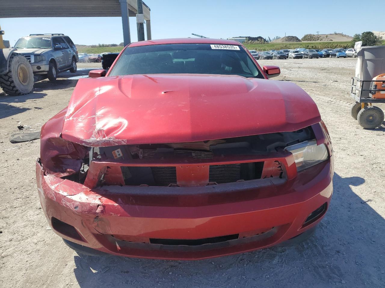 2012 Ford Mustang VIN 1ZVBP8AM1C5233068 Copart auction photo, front end / rear end damage thumbnail 5