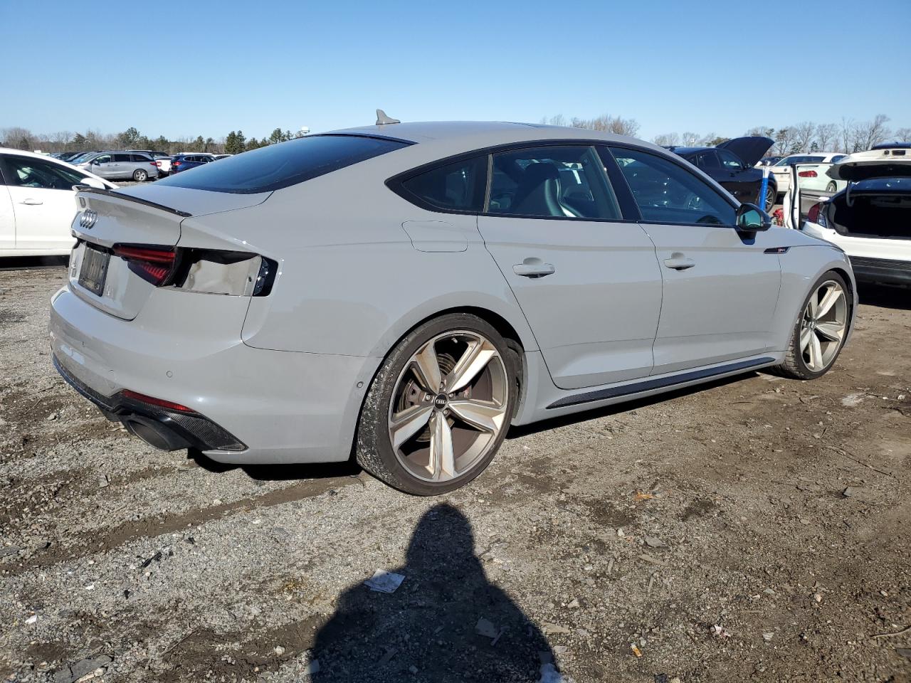 2019 Audi RS5 VIN WUABWCF57KA900700 Copart auction photo, rear end / side damage thumbnail 3