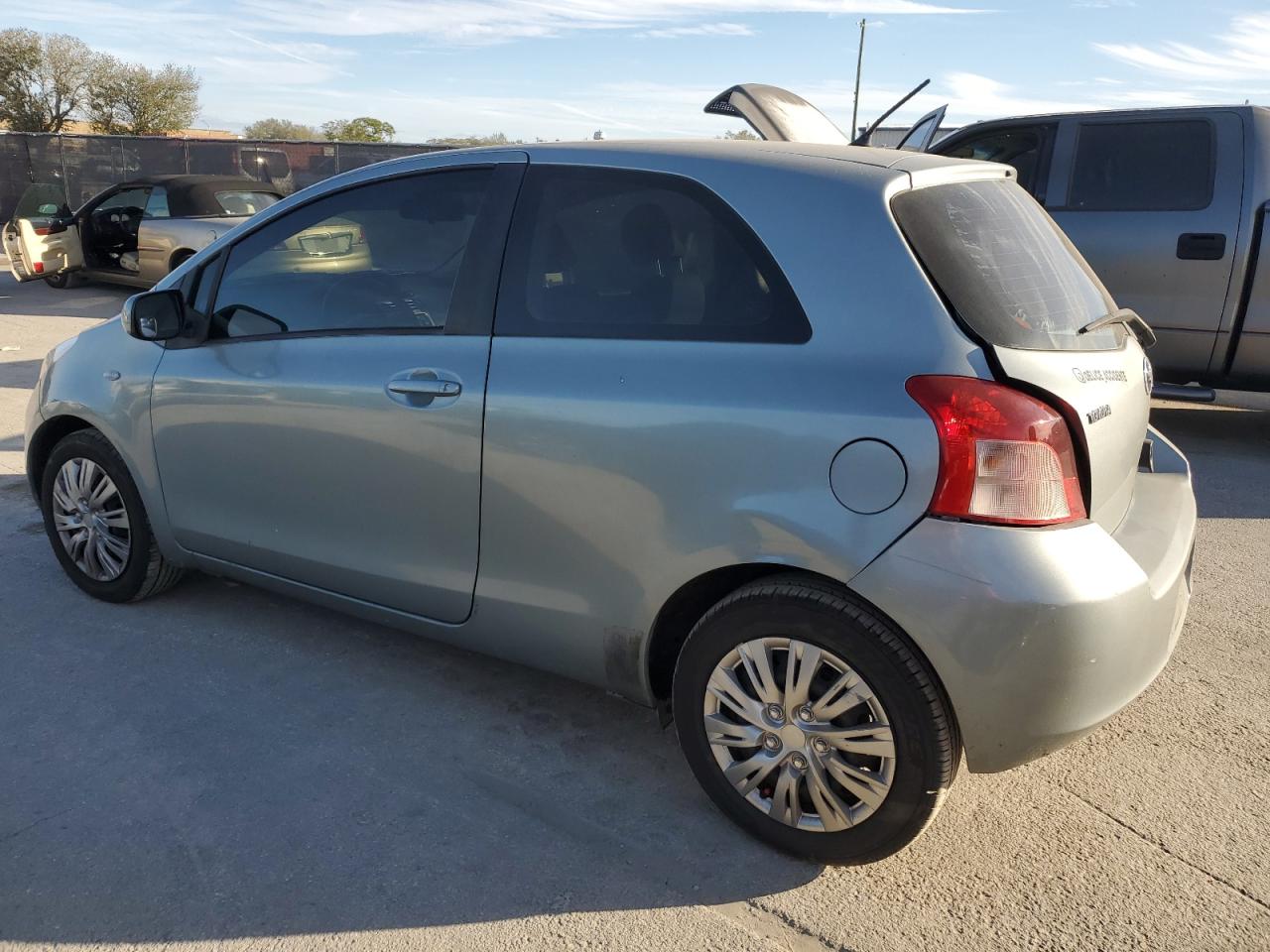2008 Toyota Yaris VIN JTDJT923585197527 Copart auction photo, rear end damage thumbnail 2