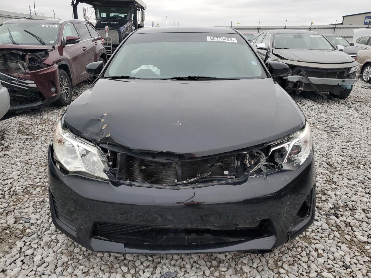 2014 Toyota Camry VIN 4T4BF1FK7ER410298 Copart auction photo, front end damage thumbnail 5