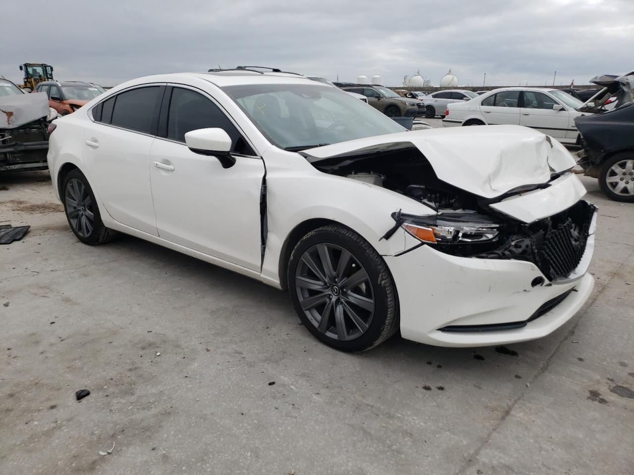 2021 Mazda 6 VIN JM1GL1VM0M1619284 Copart auction photo, front end damage thumbnail 4