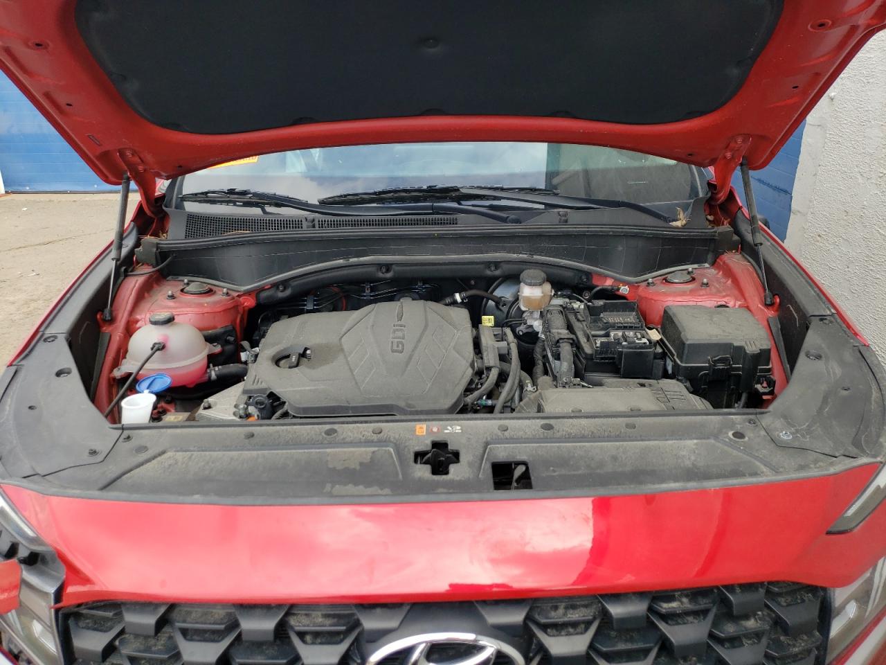 2023 Hyundai Santa Fe VIN 5NMS2DAJ7PH564529 Copart auction photo, biohazard/chemical / front end damage thumbnail 12