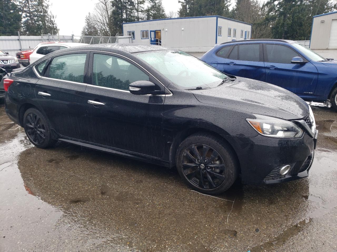 2017 Nissan Sentra VIN 3N1AB7AP6HY363944 Copart auction photo, front end / side damage thumbnail 4
