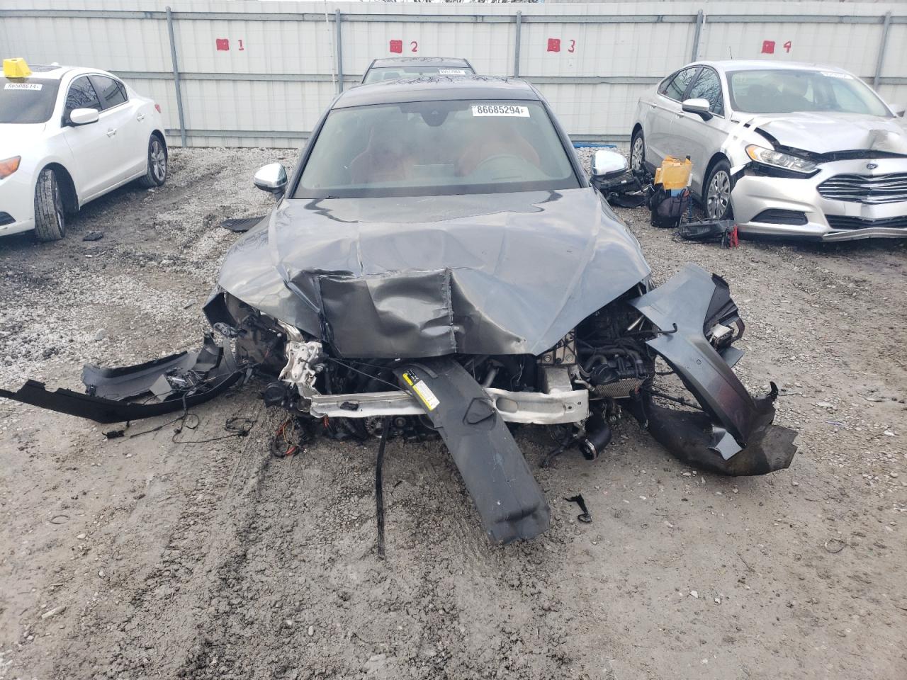 2018 Audi RS5 VIN WAUC4CF58JA040664 Copart auction photo, all over / front end damage thumbnail 5