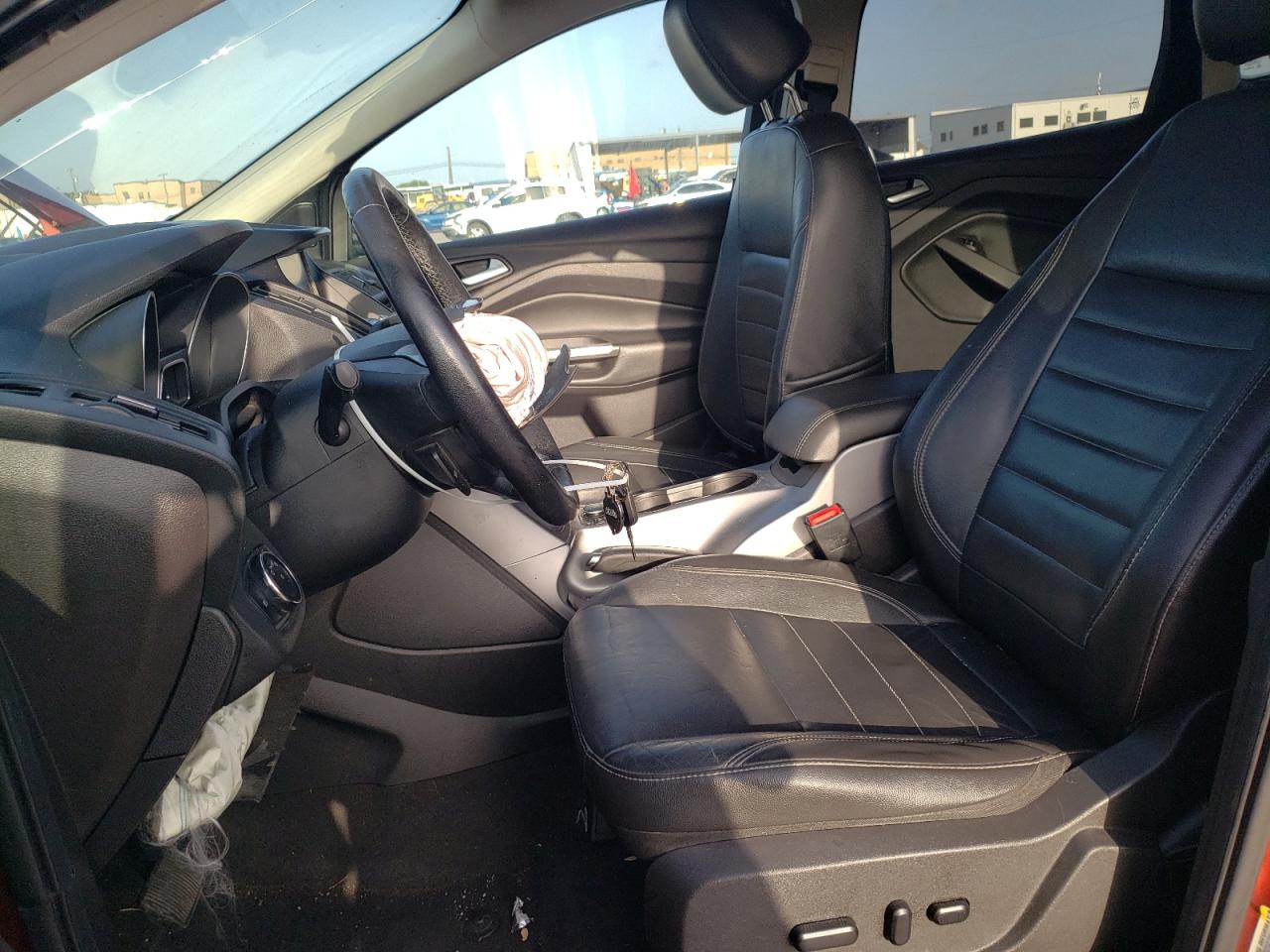 2014 Ford Escape VIN 1FMCU0G92EUD58024 Copart auction photo, front end / water/flood damage thumbnail 7