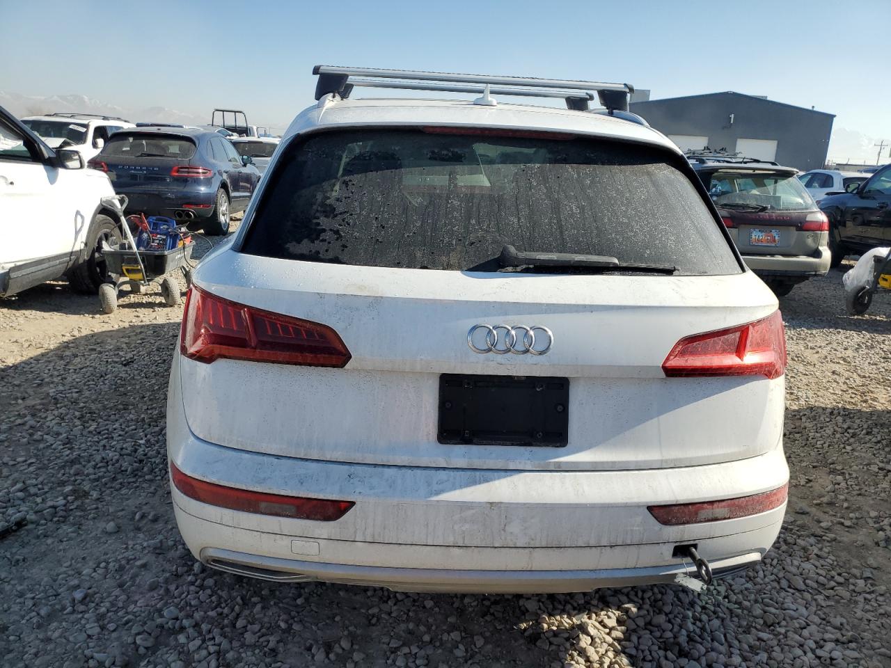 2020 Audi Q5 VIN WA1ANAFY3L2003969 Copart auction photo, front end damage thumbnail 6