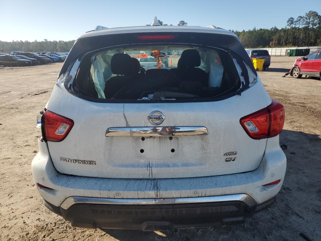 2019 Nissan Pathfinder VIN 5N1DR2MM9KC618687 Copart auction photo, biohazard/chemical damage thumbnail 6