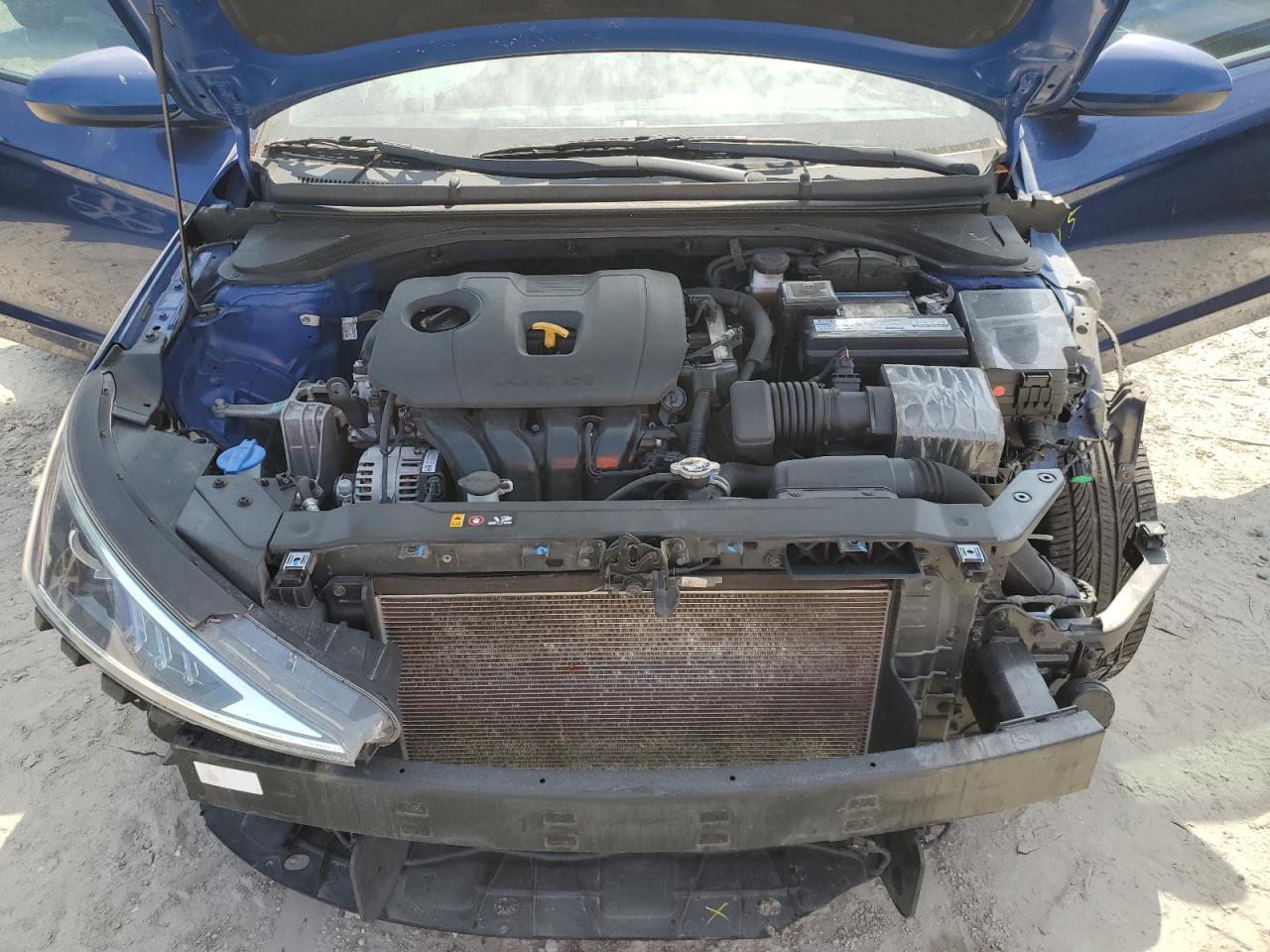 2020 Hyundai Elantra VIN 5NPD84LF8LH586455 Copart auction photo, front end damage thumbnail 11