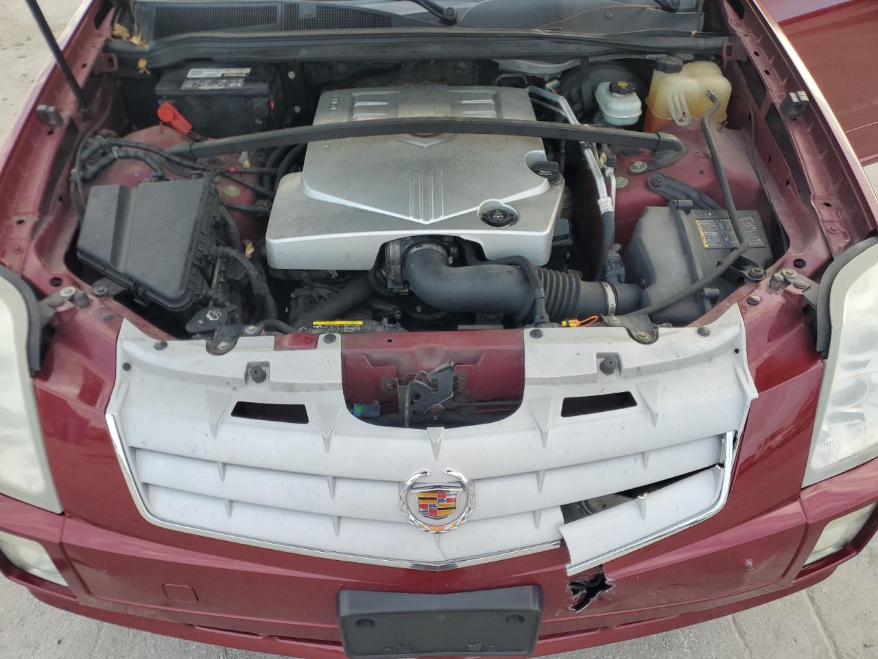 2006 Cadillac SRX VIN 1GYEE637660218143 Copart auction photo, rear end / front end damage thumbnail 12