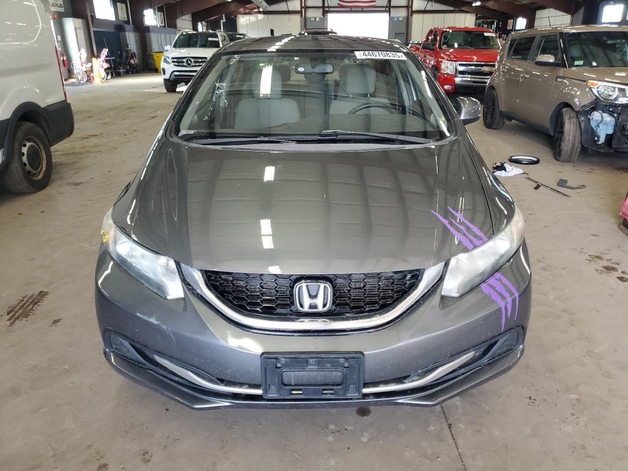 2013 Honda Civic VIN 19XFB2F82DE252472 Copart auction photo, all over / minor dent/scratches damage thumbnail 5