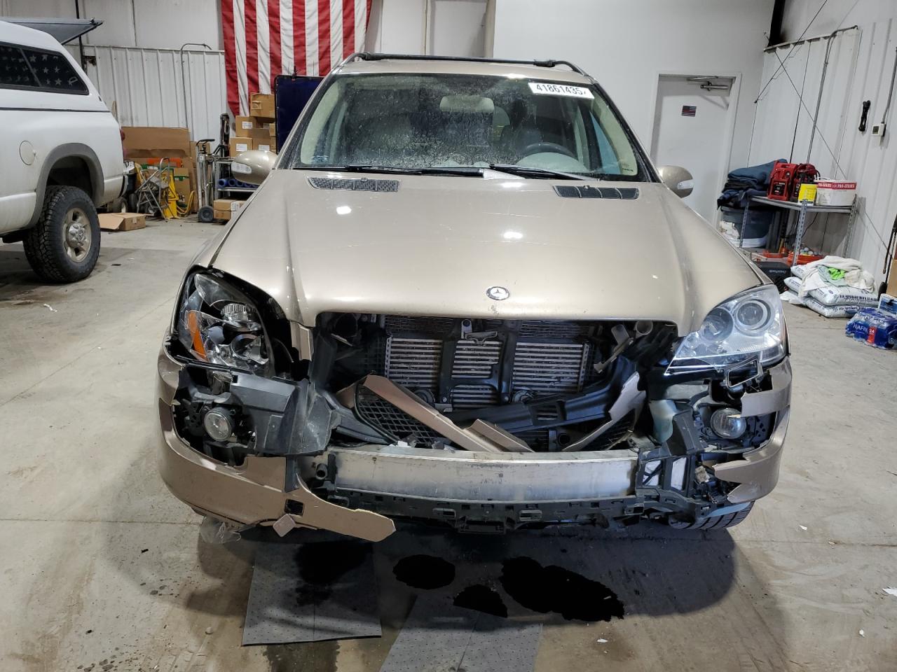 2008 Mercedes-Benz M-klasse VIN 4JGBB22E78A376770 Copart auction photo, front end / mechanical damage thumbnail 5