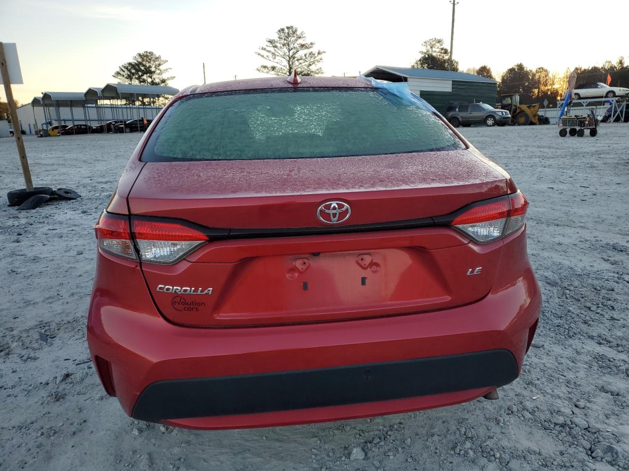 2020 Toyota Corolla VIN JTDEPRAEXLJ018469 Copart auction photo, side / all over damage thumbnail 6