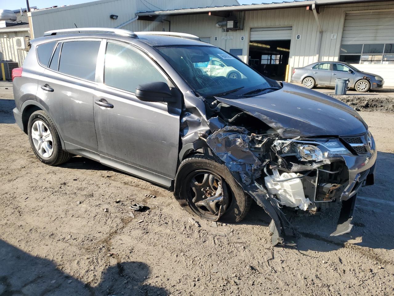 2014 Toyota RAV 4 VIN JTMBFREVXEJ009290 Copart auction photo, front end damage thumbnail 4