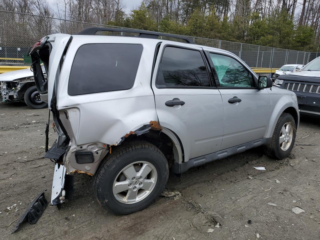 2012 Ford Escape VIN 1FMCU0D7XCKB00541 Copart auction photo, rear end / side damage thumbnail 3