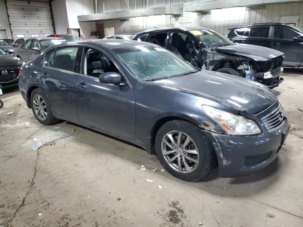 2008 Infiniti G VIN JNKBV61F48M262865 Copart auction photo, vandalism / all over damage thumbnail 4