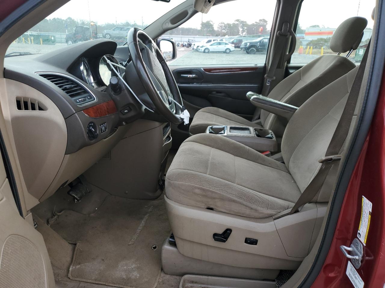 2012 Chrysler Town & Country VIN 2C4RC1BG0CR106697 Copart auction photo, front end damage thumbnail 7