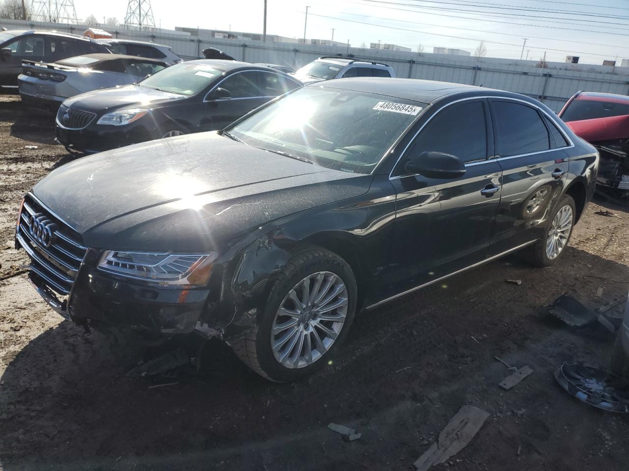 2016 Audi A8 VIN WAU34AFD5GN003665 - Copart auction photo