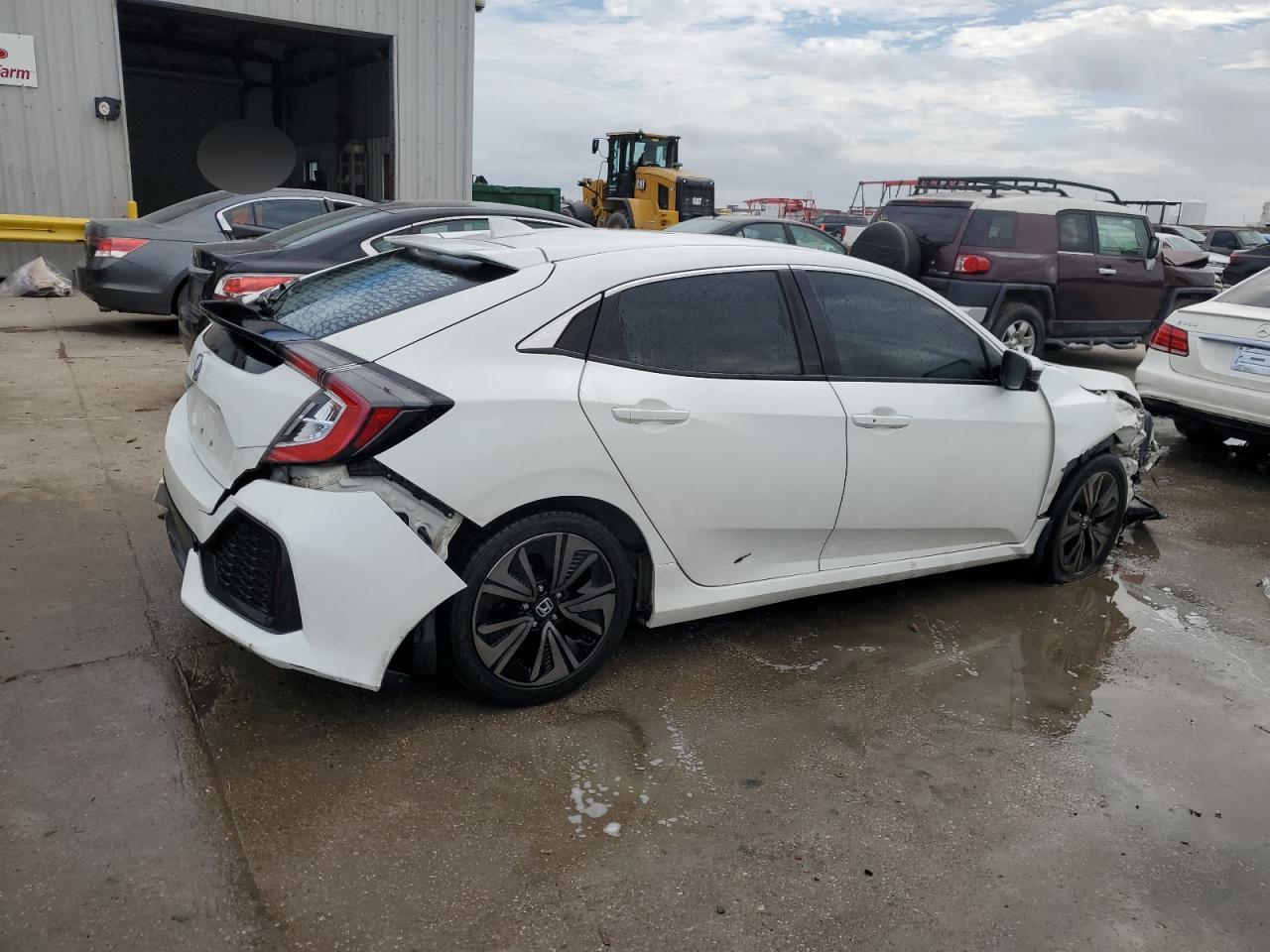 2017 Honda Civic VIN SHHFK7H57HU417530 Copart auction photo, front end / rear end damage thumbnail 3