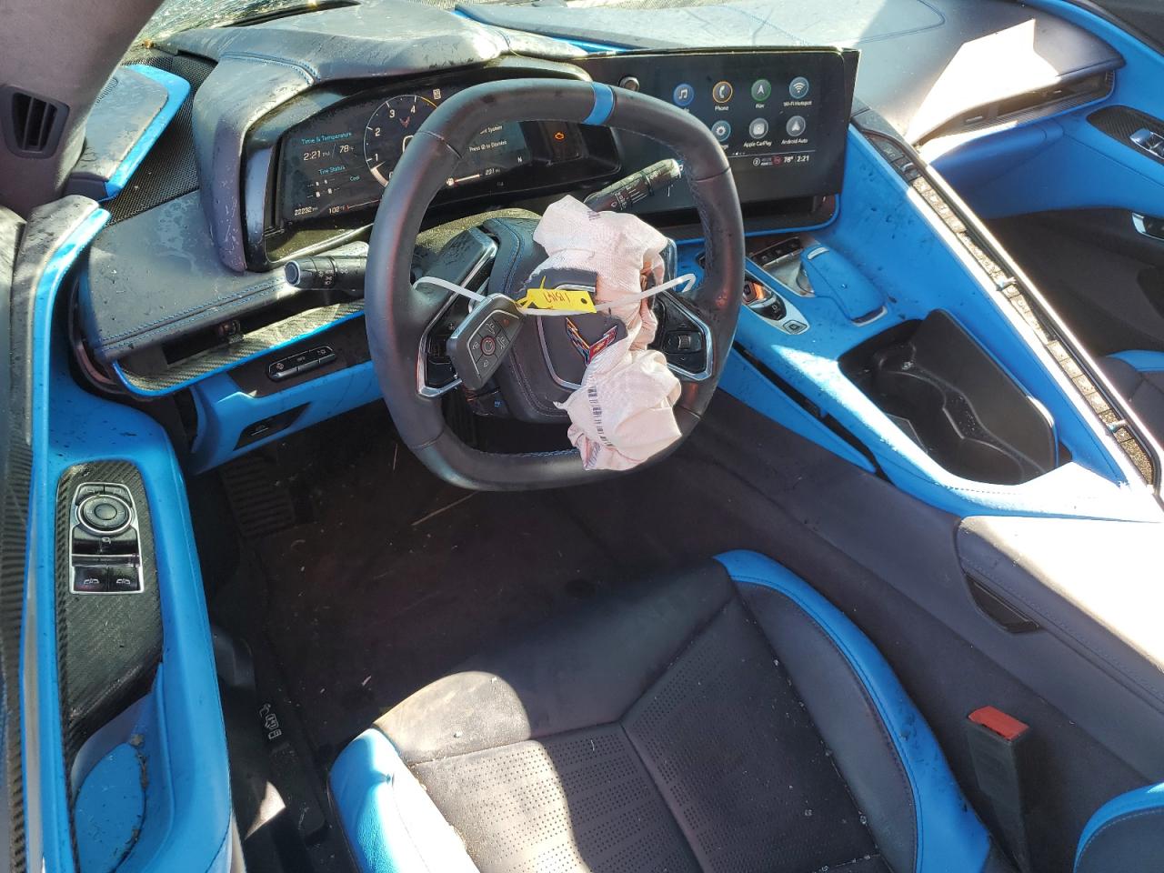 2022 Chevrolet Corvette VIN 1G1YC2D4XN5113167 Copart auction photo, all over damage thumbnail 8