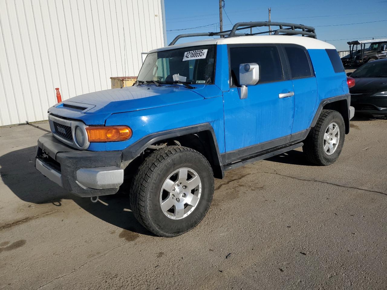 2007 Toyota FJ Cruiser VIN JTEBU11F670037548
