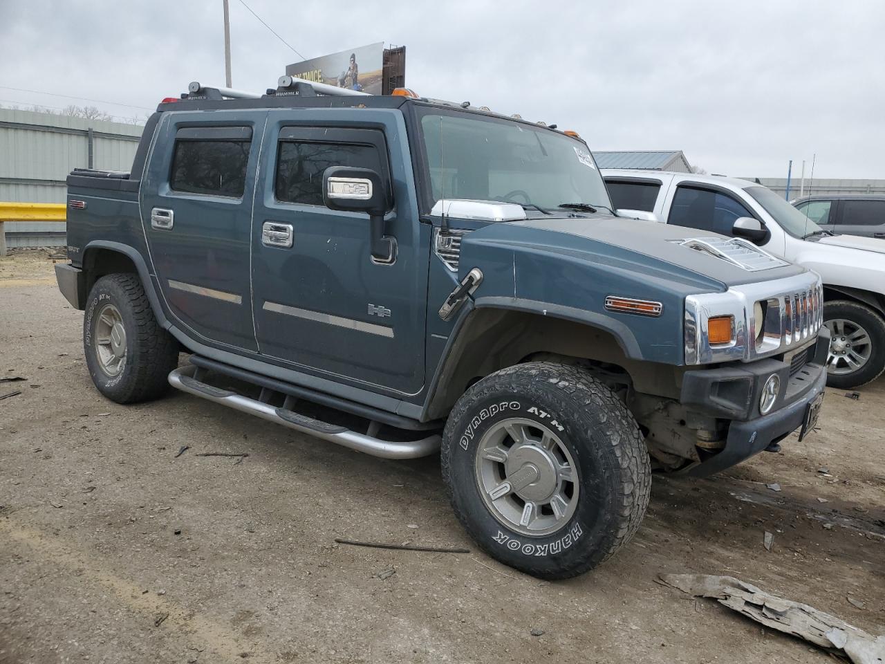 2005 Hummer H2 VIN 5GRGN22U95H115294 Copart auction photo, rear end damage thumbnail 4