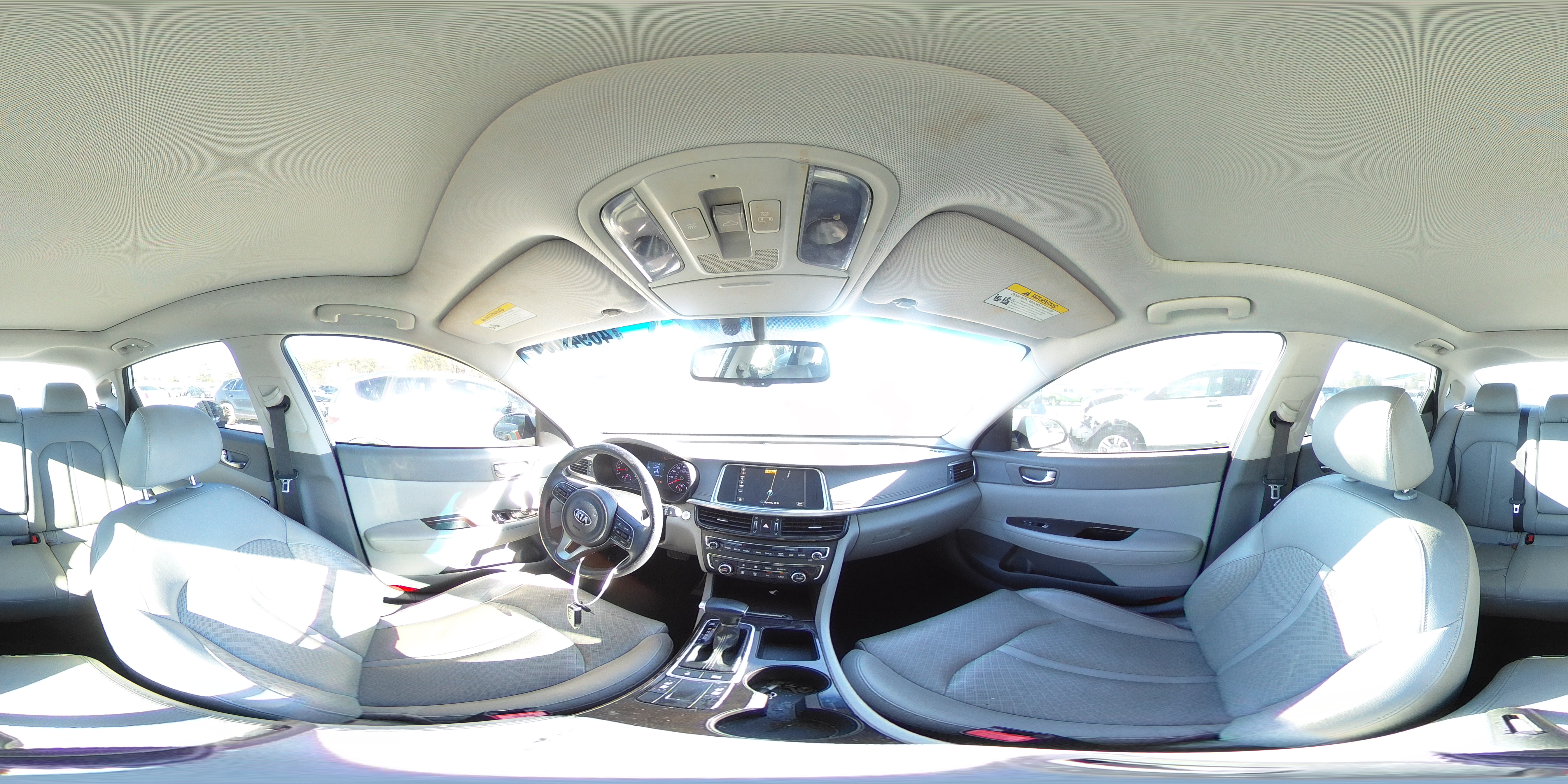 2016 KIA Optima VIN 5XXGU4L35GG008345 Copart auction photo, front end damage thumbnail 13