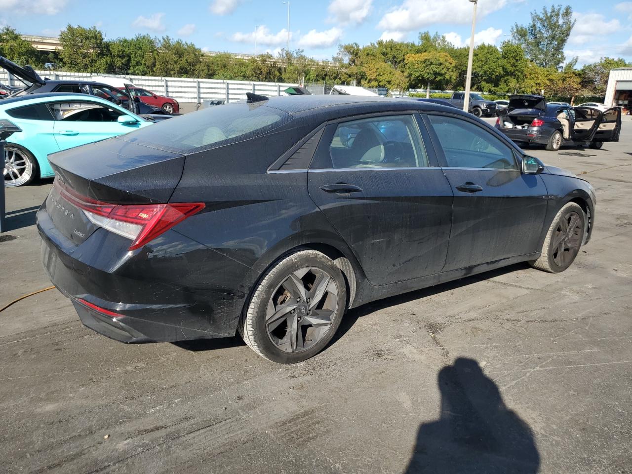 2021 Hyundai Elantra VIN 5NPLP4AG6MH026431 Copart auction photo, front end / undercarriage damage thumbnail 3