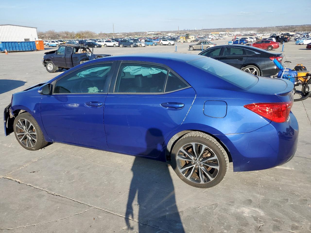 2017 Toyota Corolla VIN 5YFBURHE1HP710110 Copart auction photo, front end damage thumbnail 2