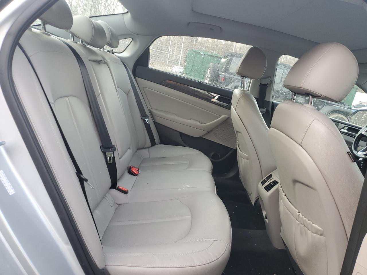 2019 Hyundai Sonata VIN KMHE34L35KA091012 Copart auction photo, rear end damage thumbnail 11