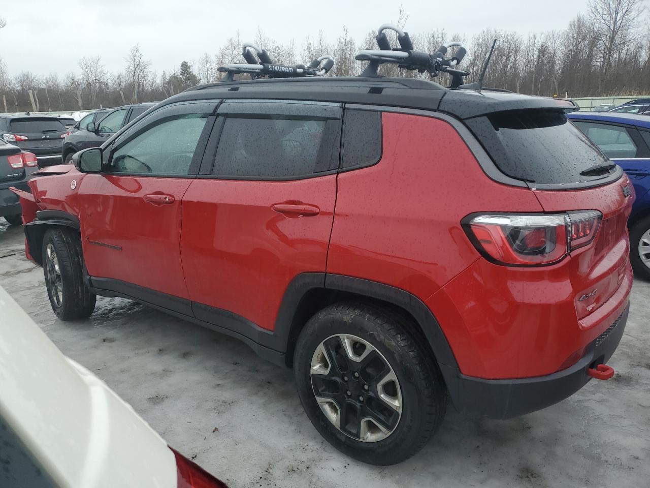 2018 Jeep Compass VIN 3C4NJDDB8JT451297 Copart auction photo, front end damage thumbnail 2
