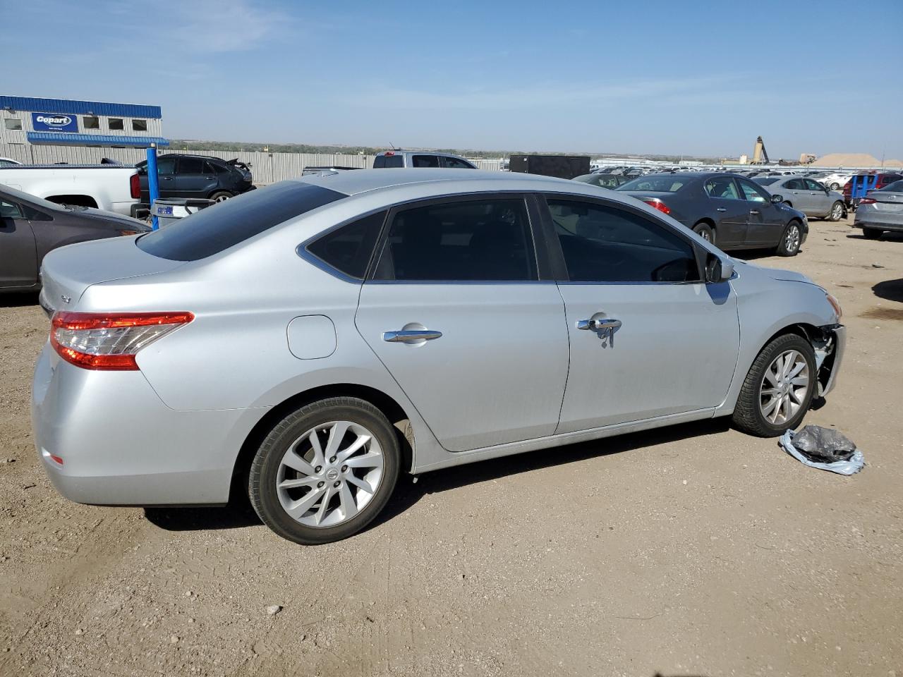 2014 Nissan Sentra VIN 3N1AB7AP8EY210252 Copart auction photo, front end damage thumbnail 3