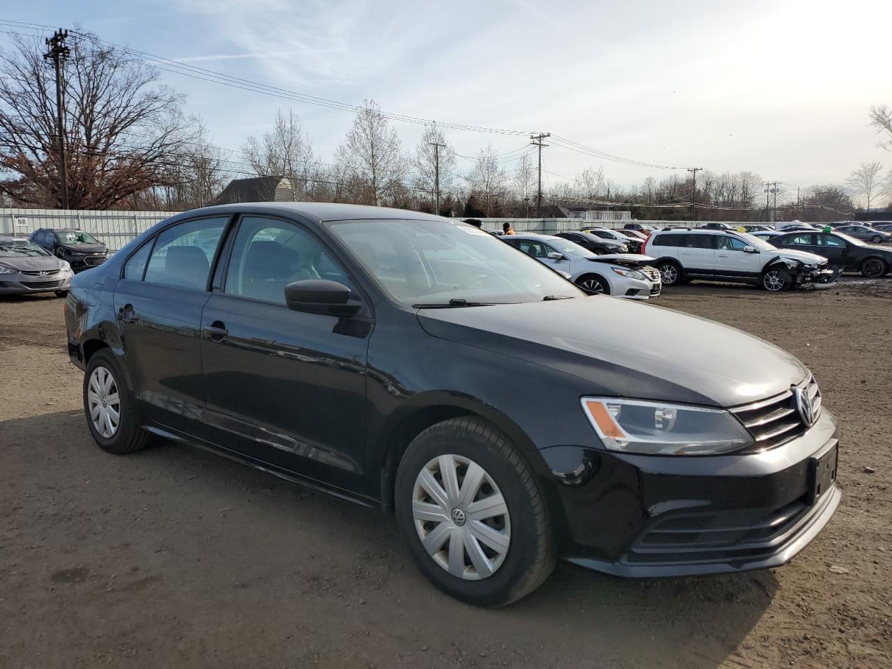 2015 Volkswagen Jetta VIN 3VW1K7AJ9FM428232 Copart auction photo, rear end / minor dent/scratches damage thumbnail 4