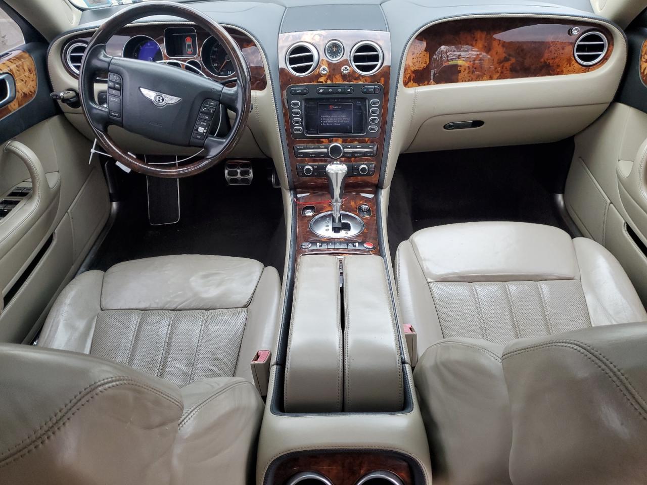 2007 Bentley Continental VIN SCBBR93W778040920 Copart auction photo, side / rear end damage thumbnail 8