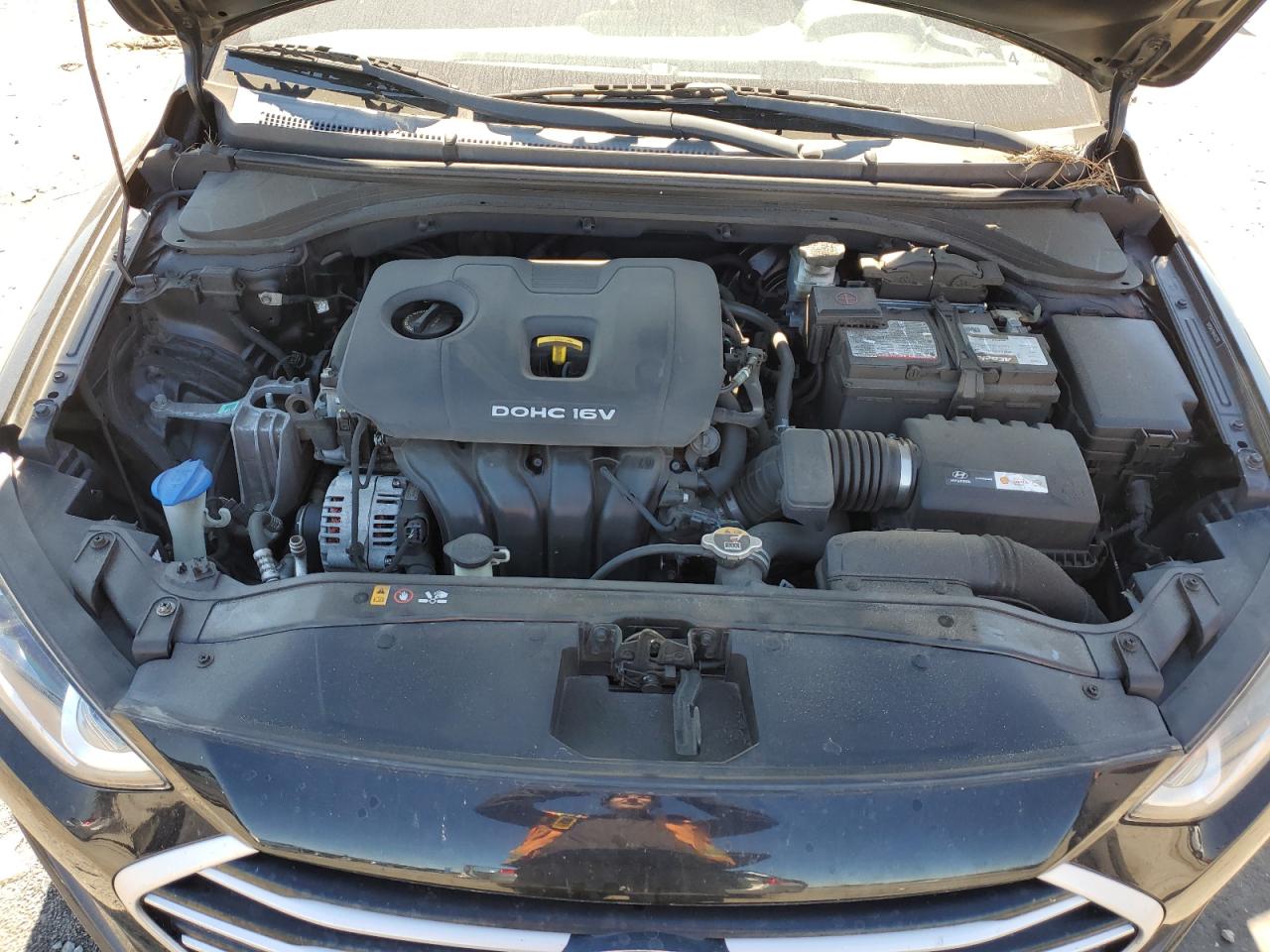 2017 Hyundai Elantra VIN 5NPD84LF0HH015243 Copart auction photo, rear end / minor dent/scratches damage thumbnail 11