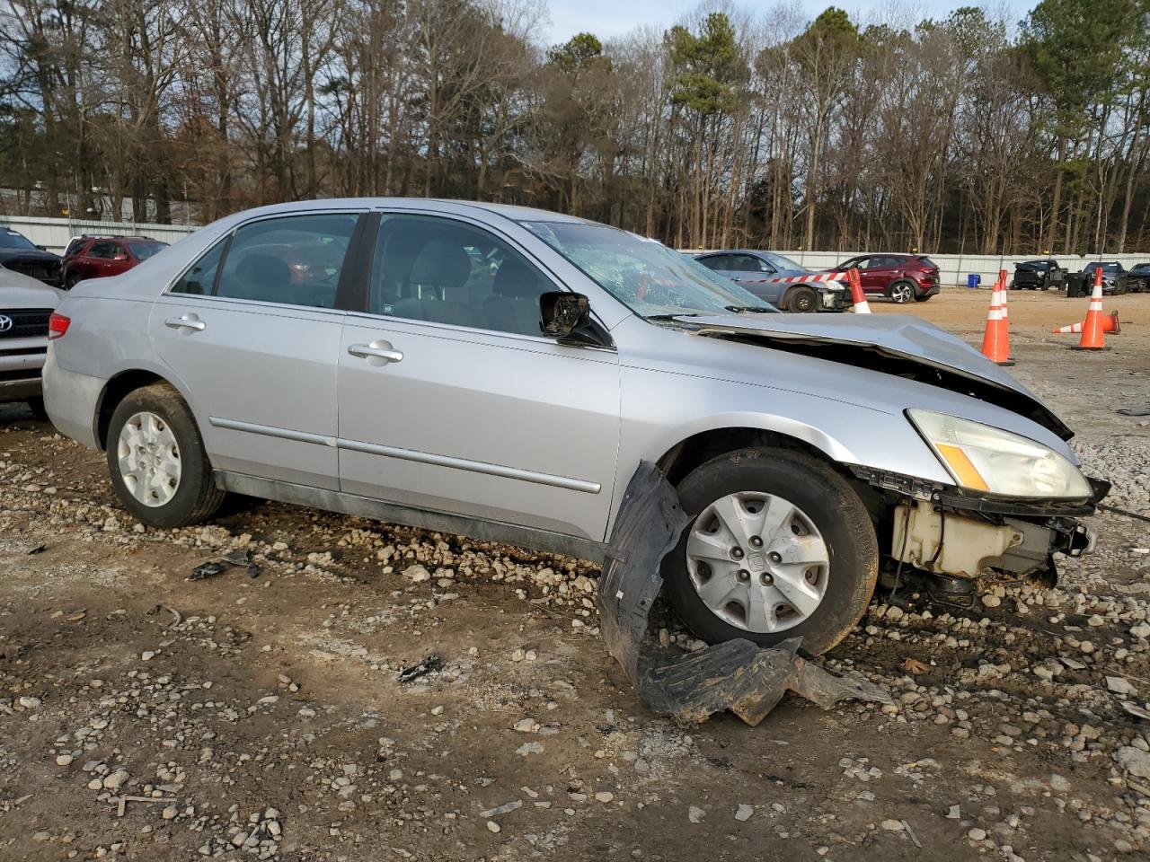 2003 Honda Accord VIN 1HGCM563X3A060870 Copart auction photo, front end / side damage thumbnail 4