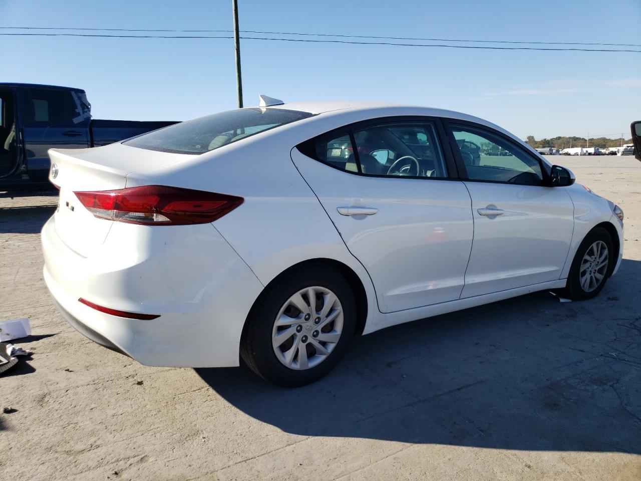 2017 Hyundai Elantra VIN 5NPD74LF5HH212458 Copart auction photo, front end / vandalism damage thumbnail 3