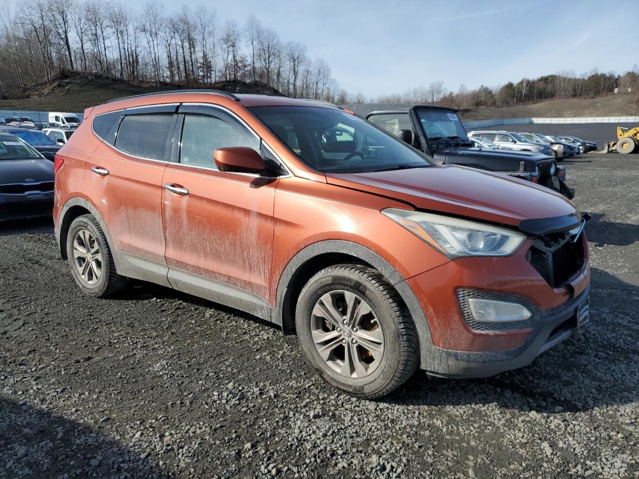 2013 Hyundai Santa Fe VIN 5XYZUDLB5DG040798 Copart auction photo, front end damage thumbnail 4