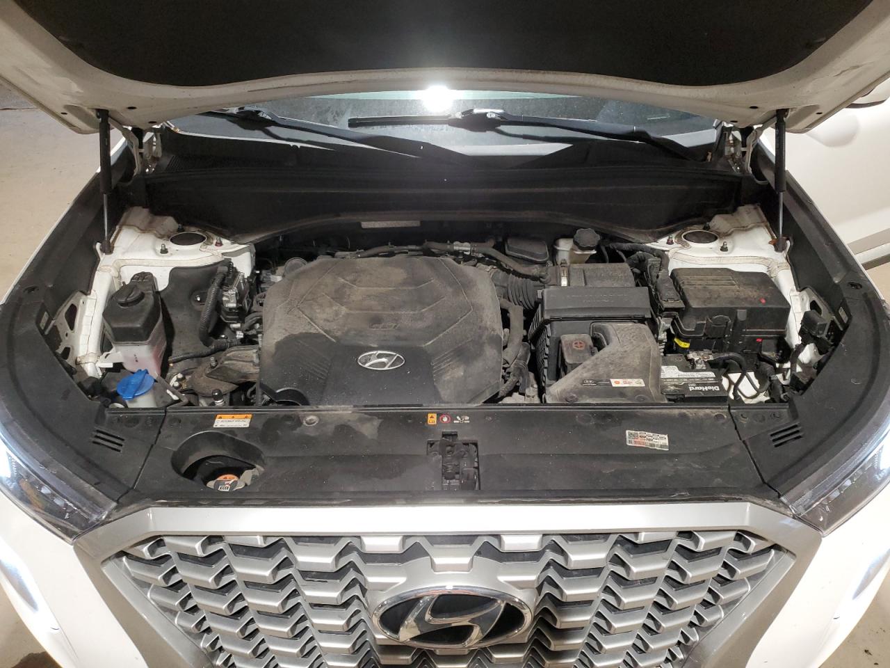 2021 Hyundai Palisade VIN KM8R4DHE0MU233406 Copart auction photo, side damage thumbnail 12