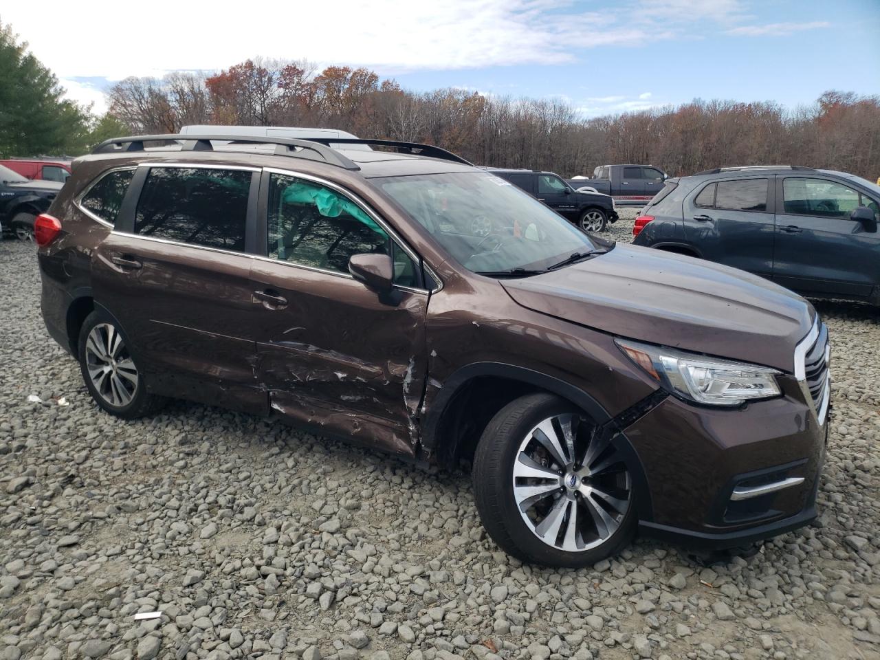 2021 Subaru Ascent VIN 4S4WMALD1M3412821 Copart auction photo, undercarriage / side damage thumbnail 4