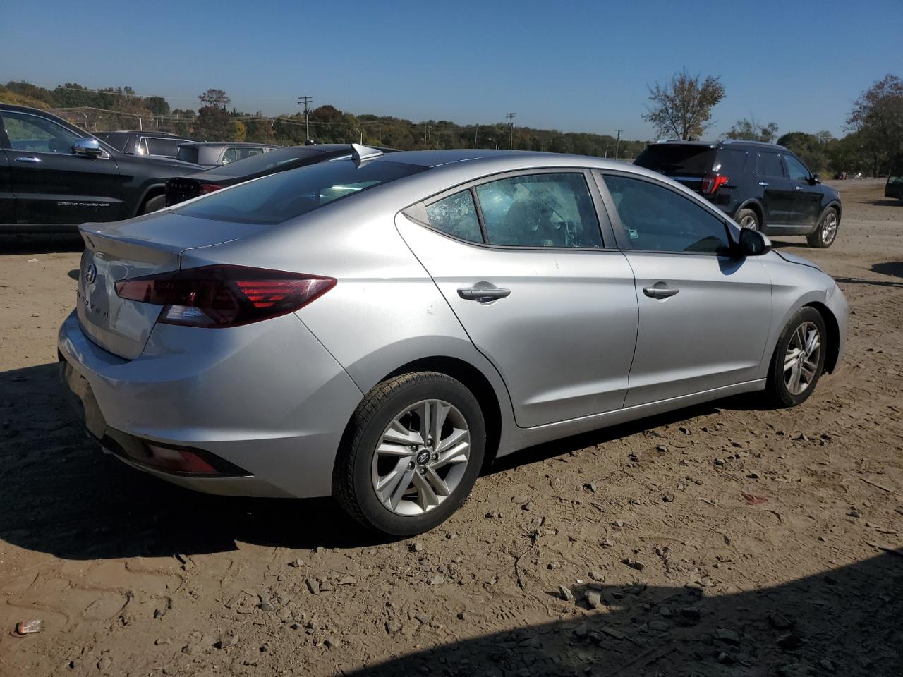 2020 Hyundai Elantra VIN 5NPD84LF4LH623842 Copart auction photo, front end / front end damage thumbnail 3
