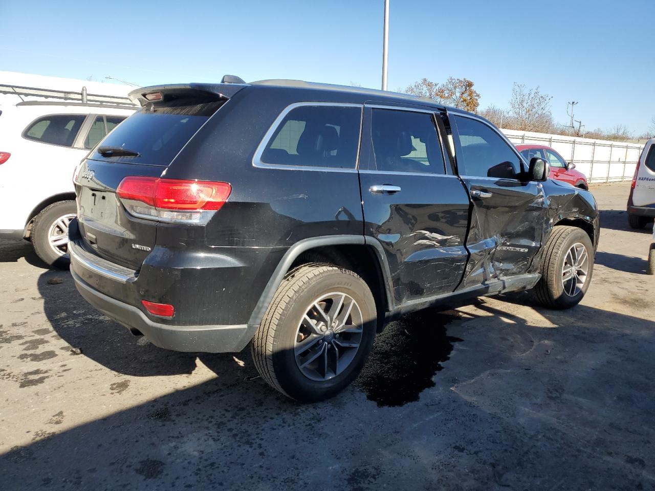 2018 Jeep Grand Cherokee VIN 1C4RJFBG2JC425544 Copart auction photo, side damage thumbnail 3