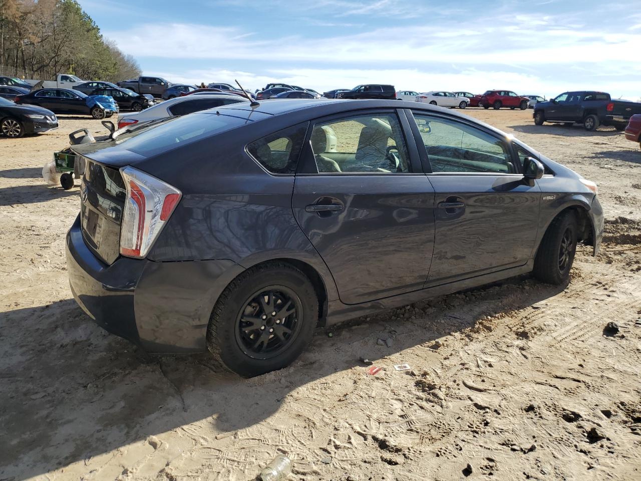 2015 Toyota Prius VIN JTDKN3DU1F1947074 Copart auction photo, side / front end damage thumbnail 3