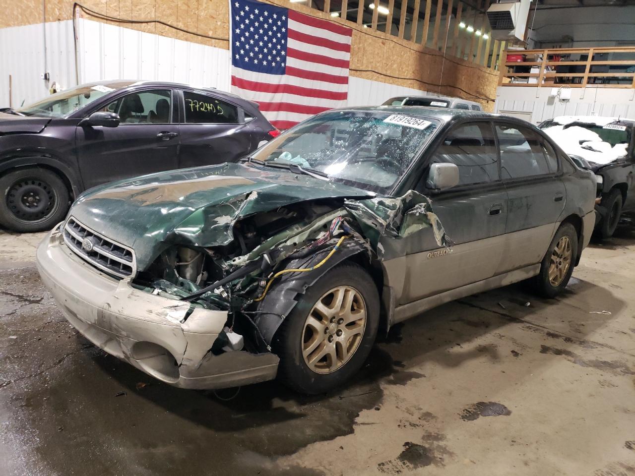 2000 Subaru Legacy VIN 4S3BE6862Y7211175