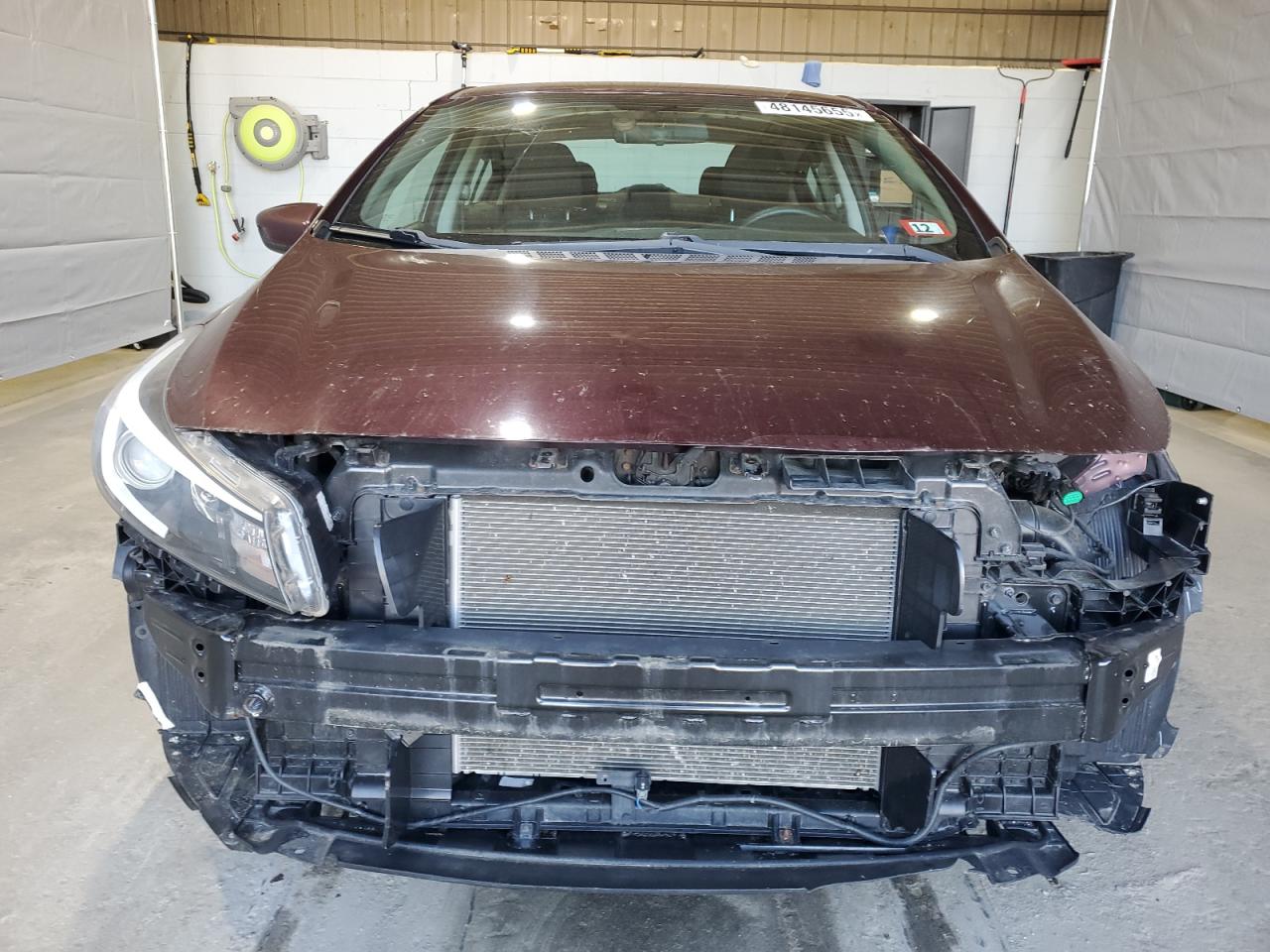 2018 KIA Forte VIN 3KPFK4A75JE246557 Copart auction photo, front end / side damage thumbnail 5